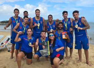 Paraíba encerra participação nos Jogos Universitários Brasileiros de Praia com 12 medalhas