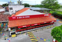A curva mais charmosa de Campina Grande ganha vida com arte de Nila Carneiro e Brahma