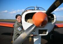 Major Joyce é a primeira mulher a assumir o Comando de uma Unidade Aérea da FAB