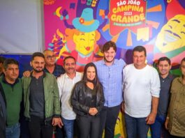 Bruno recebe presidente da Famup e 11 prefeitos no Parque do Povo
