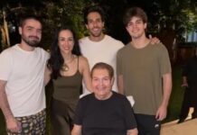 Faustão surge sorridente no aniversário da filha, Lara: ‘Muito amor’