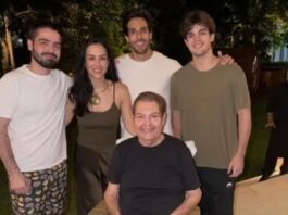 Faustão surge sorridente no aniversário da filha, Lara: ‘Muito amor’