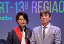 Presidente da FIEPB participa da posse da nova mesa diretora do TRT-13