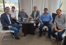 Presidente e vice-presidente da FIEP se reúnem com representantes da indústria Cimento Nacional