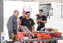 Presidente da FIEP visita seletivas da WorldSkills, em João Pessoa, acompanhado de empresários do setor produtivo