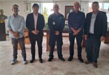 Presidentes da FIEPB e FIERN se reúnem com comandante da Base Naval de Natal para debater entrega de donativos no RS