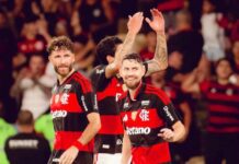 Flamengo reage e vence Santos de virada por 3 a 1 no Brasileirão