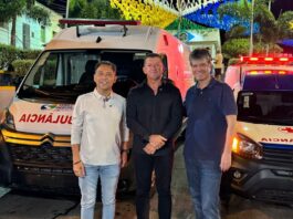 Deputado Fábio Ramalho comemora conquista de ambulâncias para Serra Redonda