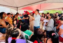 Vice-prefeita de Matinhas, Marizete Vieira anuncia apoio à reeleição de Fábio Ramalho durante festa para mais de 700 mães