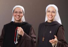 Irmã Maria Joana e Irmã Maria Raquel, do Instituto Hesed, confirmam presença em Campina Grande