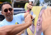 Fábio Ramelho realiza adesivaço e mobilização de apoiadores em Campina Grande para largada da campanha à reeleição