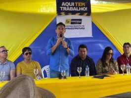 Deputado Fábio Ramalho participa de assinatura de ordem de serviço em Montadas