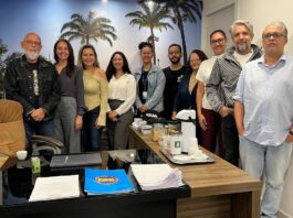 Representantes do programa Aprimora Rede+ ligado ao MDS e à SUDENE, participam de reunião na sede da Semas