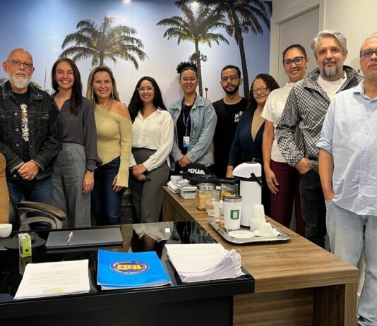 Representantes do programa Aprimora Rede+ ligado ao MDS e à SUDENE, participam de reunião na sede da Semas