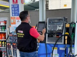 Operação Combustível Seguro do Procon-JP autua e interdita dois bicos de gasolina em posto na Torre