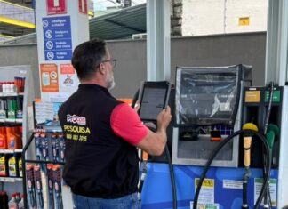 Operação Combustível Seguro do Procon-JP autua e interdita dois bicos de gasolina em posto na Torre