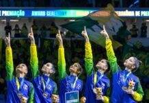 Ao som de “Evidências”, Brasil conquista prata na série mista