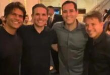 Hugo Motta em show da Shakira enquanto paraibanos perdiam casas com chuvas