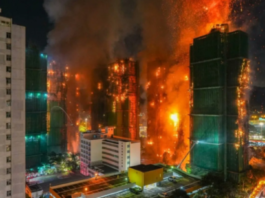 Sobe para 44 o número de mortos em incêndio que atingiu condomínio na China