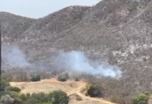 Incêndio já consumiu metade da vegetação na Serra do Cruzeiro, no Sertão da Paraíba