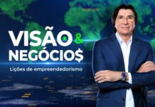 “Visão & Negócios – Lições de Empreendedorismo” consolida novo espaço nacional para líderes empresariais na Record News