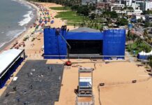 Show de Roberto Carlos deve reunir mais de 300 mil pessoas, nas praias de Tambaú e Cabo Branco, nesta terça-feira