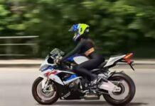 Juliette pilota moto de R$ 139 mil, comete infrações e noivo ainda elogia