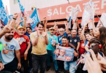 Cícero Lucena e Léo Bezerra percorrem João Pessoa com o Movimento 15