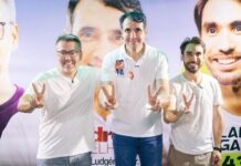 Bora Sousa reúne multidão e marca lançamento das candidaturas de Leo, Lafa e André Gadelha
