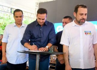 Governador Lucas Ribeiro e ministro Guilherme Boulos abrem feira da cidadania em João Pessoa