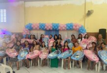 SEMAS encerra campanhas do Agosto Lilás, Verde e Dourado com orientações e chá de bebê para as gestantes de Lagoa Seca