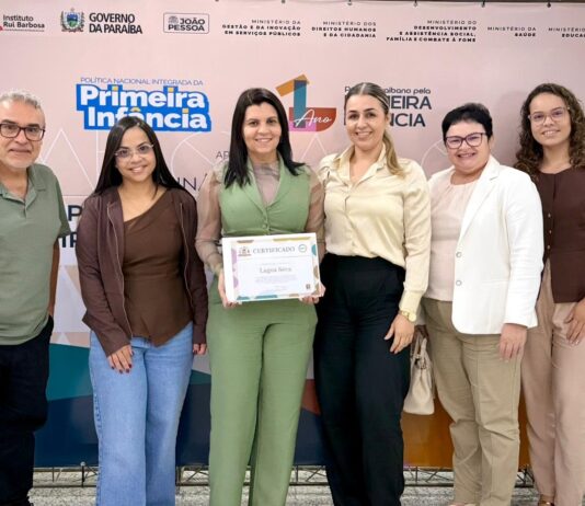 Lagoa Seca recebe certificação do TCE-PB por adesão ao Pacto Paraibano pela Primeira Infância
