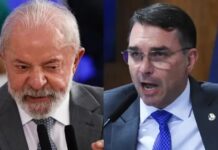 Lula e Flávio Bolsonaro empatam em 45% no 2º turno, diz Datafolha