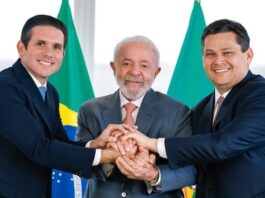 Motta e Alcolumbre visitam Lula e garantem trabalho conjunto com Governo Federal
