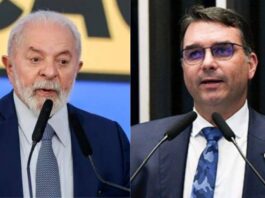 Lula e Flávio Bolsonaro empatam em 45% no 2º turno, diz Datafolha