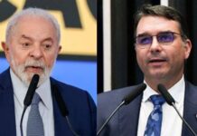 Pesquisa Vox: Flávio Bolsonaro cresce, vai a 45,1%, e passa Lula, que tem 44,5%, no 2º turno