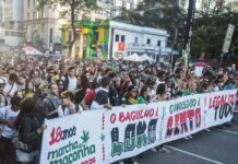 Marcha em São Paulo pede legalização da maconha