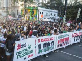 Marcha em São Paulo pede legalização da maconha
