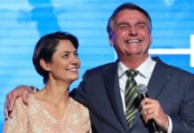 Michelle vai representar Bolsonaro na posse de Trump