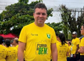 Vereador Márcio da Eletropolo participa da 8ª Corrida do Bem e destaca importância do esporte