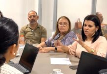 TRANSIÇÃO: Michele Ribeiro participa de encontro de planejamento com atual gestão em Lagoa Seca