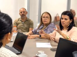 TRANSIÇÃO: Michele Ribeiro participa de encontro de planejamento com atual gestão em Lagoa Seca