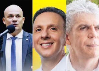Cabo Gilberto lidera votação para deputado federal, seguido por Aguinaldo e Ricardo
