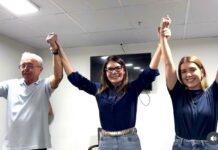 Nelson Gomes e Anna Lorena oficializam dobradinha em Campina Grande para as eleições deste ano