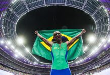 Alison dos Santos conquista a segunda medalha olímpica nos 400m com barreiras