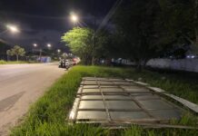 Prefeitura de Campina Grande retira mais de 20 outdoors irregulares durante Operação Cidade Limpa