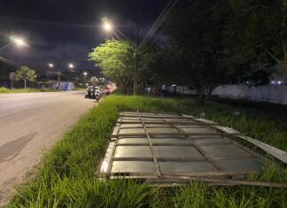 Prefeitura de Campina Grande retira mais de 20 outdoors irregulares durante Operação Cidade Limpa