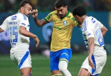 Líder Palmeiras empata e termina rodada um ponto à frente do Flamengo