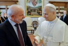 Lula tem primeiro encontro com o Papa Leão XIV, no Vaticano