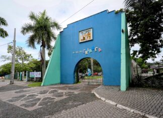 PMCG revitaliza pintura do Parque da Criança em parceria com uma empresa de tintas da cidade